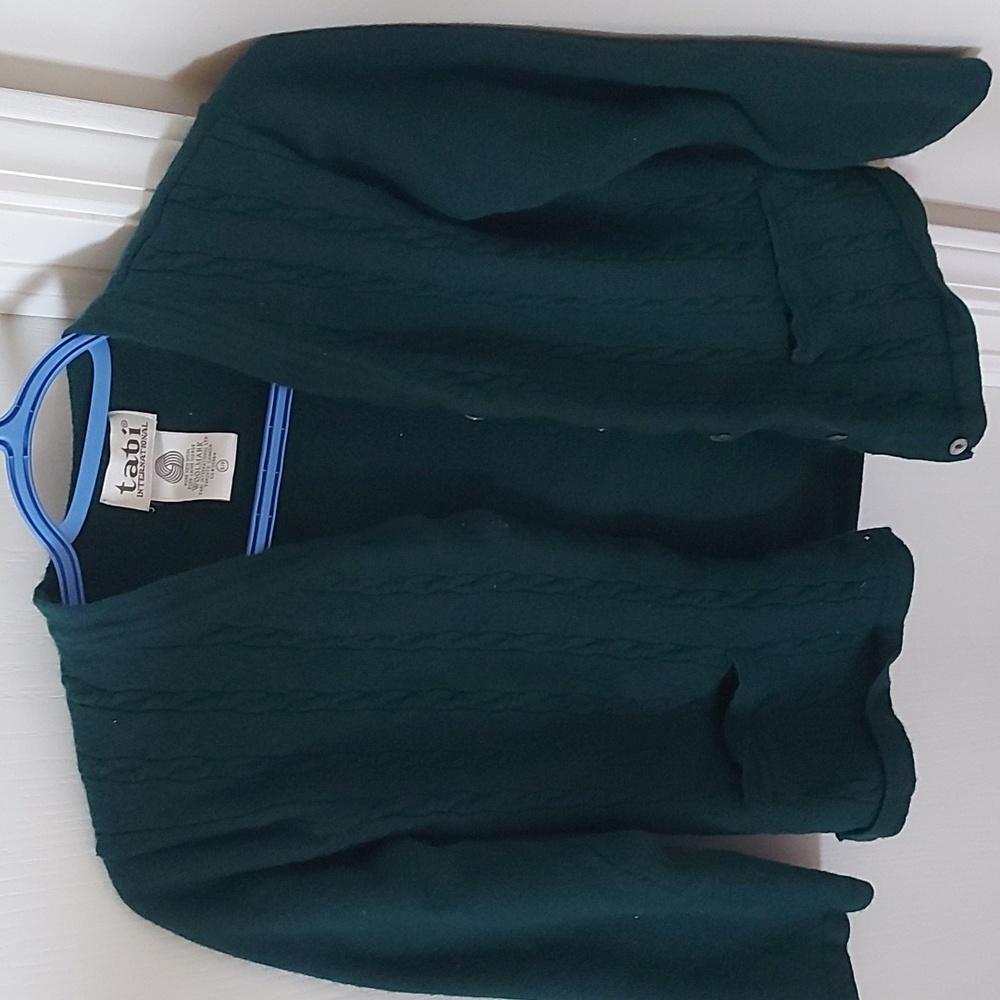 Tabi International Small Emerald Pure Wool Sweater - Picture 1 of 5